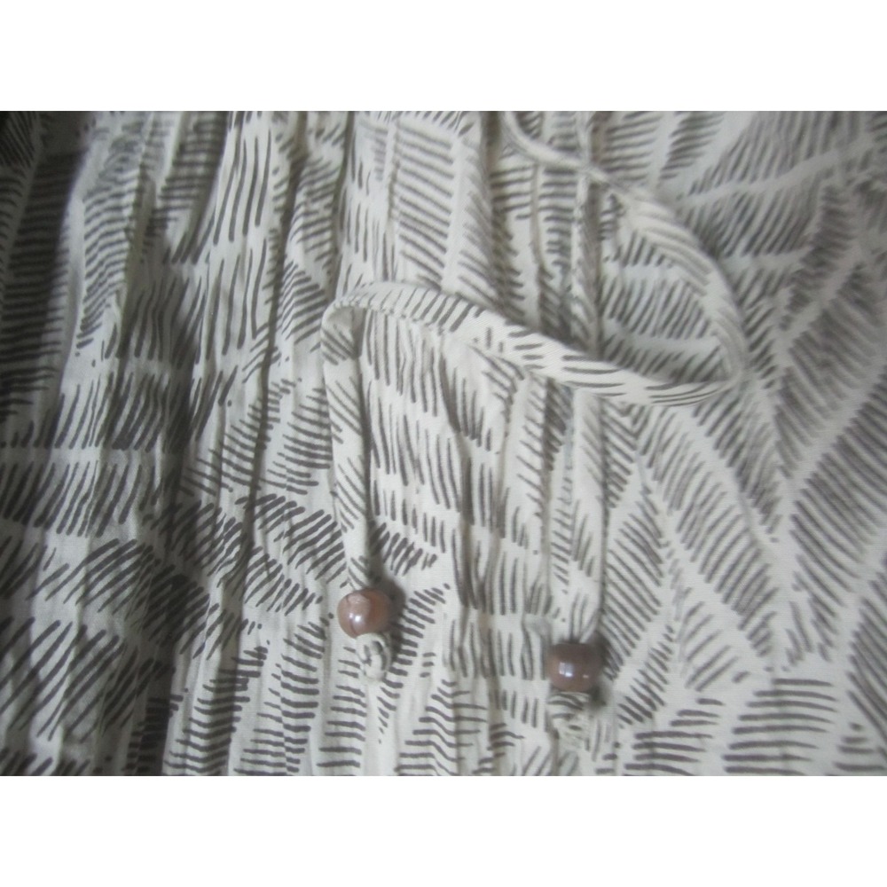 White Stag Womens Skirt Large Fit & Flare Abstract Leaf Print Polyester Cotton - Picture 3 of 9